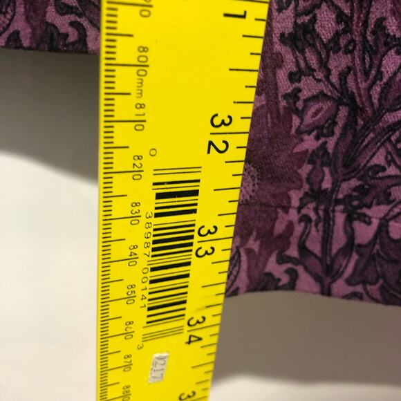 Anthropologie x Paige Lou Lou Velvet High-Rise Flare Pants Size 30"x34" - Picture 8 of 12